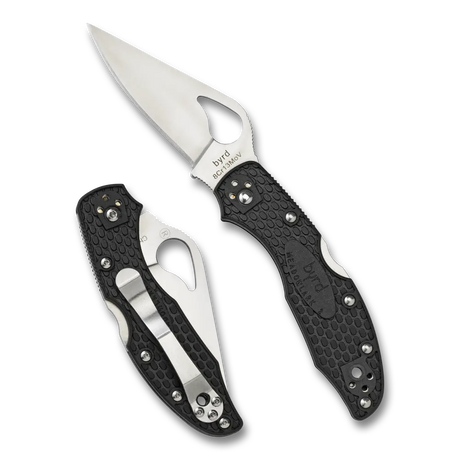 17,4 cm lång fällkniv med handtag av FRN. En lättviktskniv som är inspirerad av Spyderco Delica.