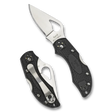Spyderco Byrd Robin 2 Lightweight (BY10PBK2) är en kompakt fällkniv som väger in på ca 60 gram. Den totala längden är 144 mm med ett blad på 61 mm. Bladet är flatslipat (Full Flat Grind) för bästa skäregenskaper och låses säkert av ett Back Lock med "Boye Dent"-säkerhet. Kniven bärs enkelt med ett 4-positions clip som kan flyttas för att passa både höger- och vänsterhänta.