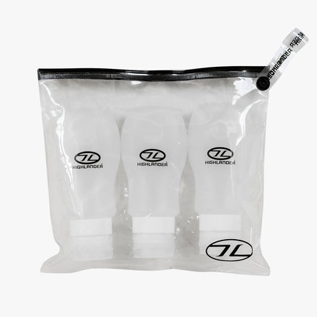 Highlander Silicone Travel Bottles 3-Pack