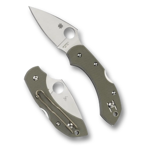 14,2 cm lång fällkniv med handtag av G-10. En liten, kompakt och smidig fällkniv med alla funktioner som en fullstor fällkniv har.