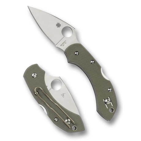 14,2 cm lång fällkniv med handtag av G-10. En liten, kompakt och smidig fällkniv med alla funktioner som en fullstor fällkniv har.