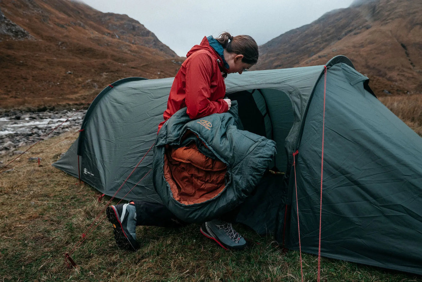 Highlander Forces Respite 2 Person Extended Tunnel Tent Highlander Forces