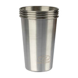 Highlander Stainless Steel Camp Cup 500ml 4-Pack