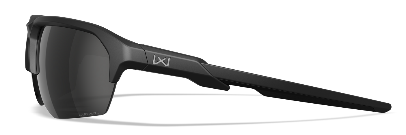 Wiley X WX JAKL CAPTIVATE™ Polarized Black Mirror