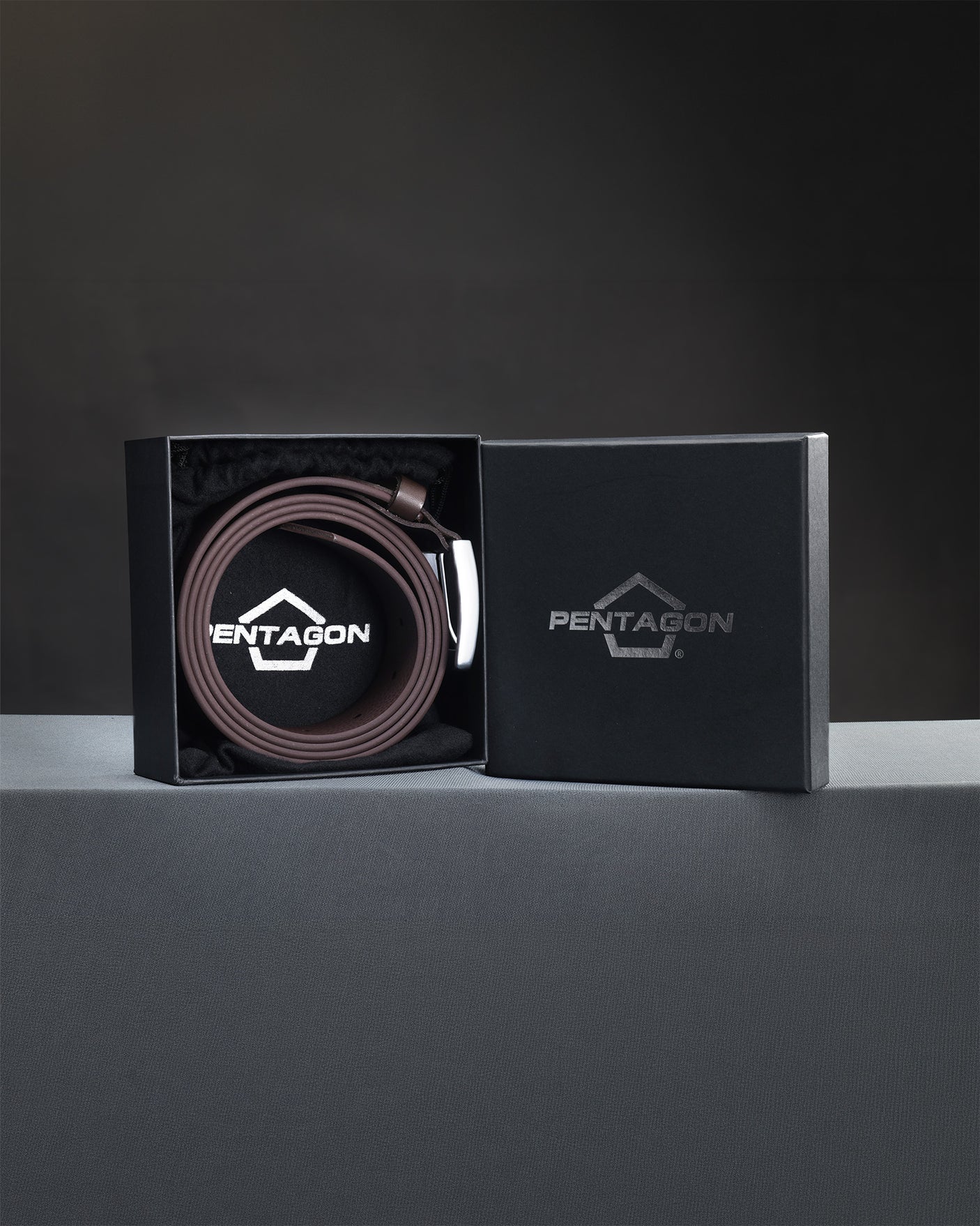 Pentagon Monte Belt 35mm Svart Spänne