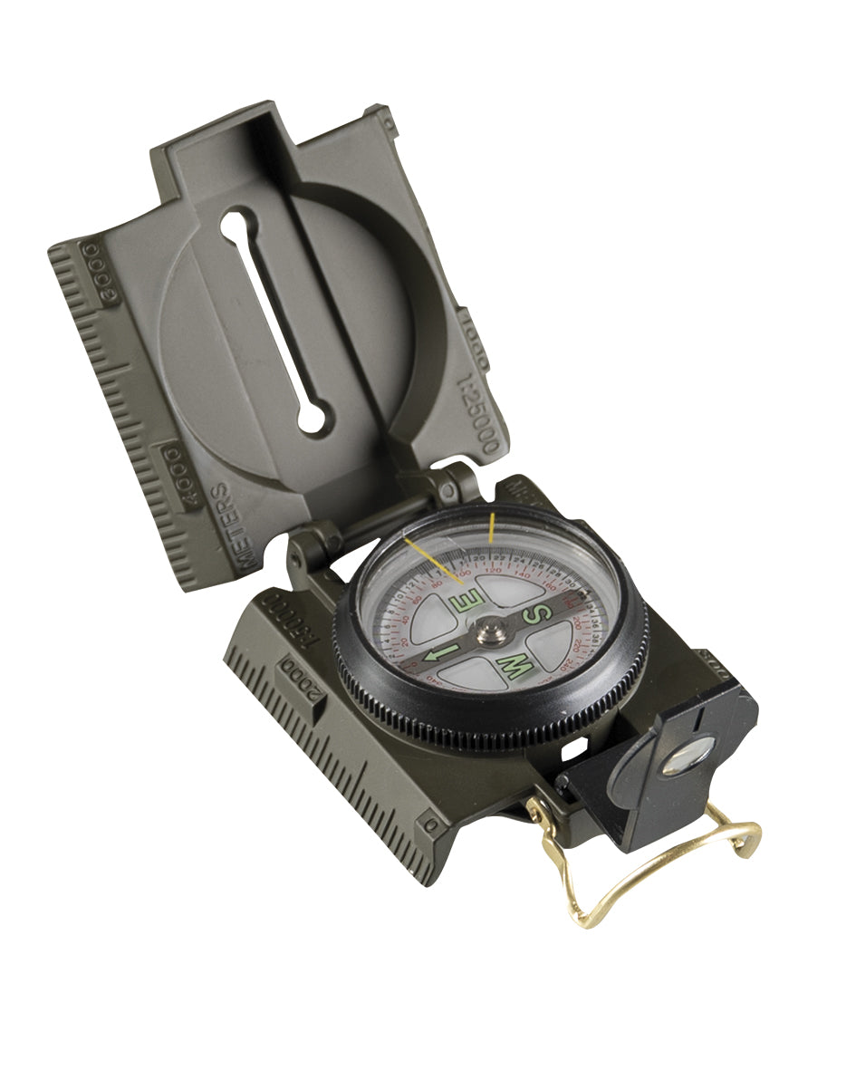 Mil-Tec US OD Metal Compass With Light