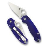 18,4 cm lång fällkniv med handtag av blå G-10. Para 3 är en mindre version av den populära bästsäljaren Para Military 2 och har samma bra egenskaper och samma stilrena layout men är lite kortare. Nu finns Para 3 även med blått handtag av G-10.&amp;nbsp;
