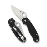 18,4 cm lång fällkniv med handtag av G-10. Para 3 är en mindre version av den populära bästsäljaren Para Military 2. Para 3 har samma bra egenskaper och samma stilrena layout men är lite kortare än Para Military 2.