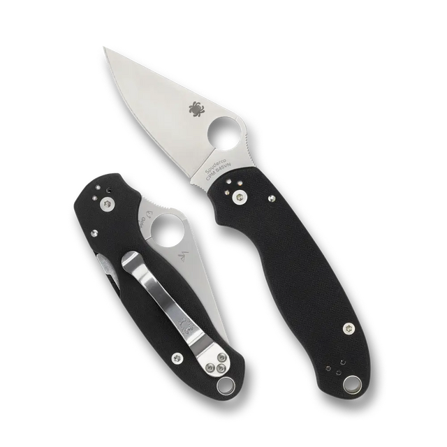 18,4 cm lång fällkniv med handtag av G-10. Para 3 är en mindre version av den populära bästsäljaren Para Military 2. Para 3 har samma bra egenskaper och samma stilrena layout men är lite kortare än Para Military 2.