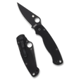 Spyderco Para Military 2 i detta helsvarta utförande är en av världens mest eftertraktade taktiska fällknivar,   byggd för att klara de tuffaste kraven.   Genom att kombinera ett svarteloxerat blad med matchande handtagssidor i G-10 får du en kniv som minimerar reflektioner och levererar pålitlig prestanda i en diskret profil.