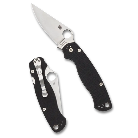 Spyderco Para Military 2 är en av världens mest erkända och eftertraktade fällknivar, känd för sin kompromisslösa kvalitet och pålitlighet. Denna modell har blivit en branschstandard tack vare sin genomtänkta ergonomi och robusta konstruktion, vilket gör den till ett självklart val för både professionella användare och krävande friluftsentusiaster.