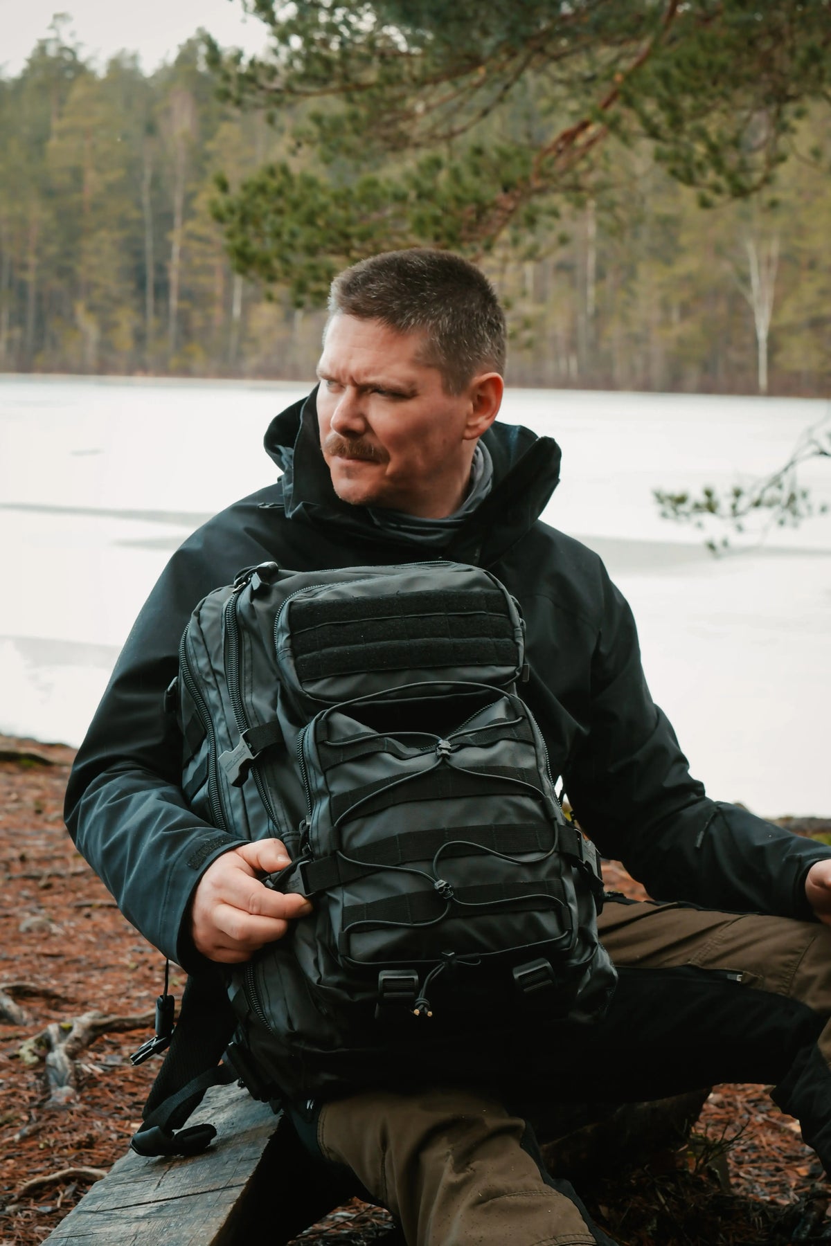 Mil-Tec Vattentålig Assault Ryggsäck Large Mil-Tec