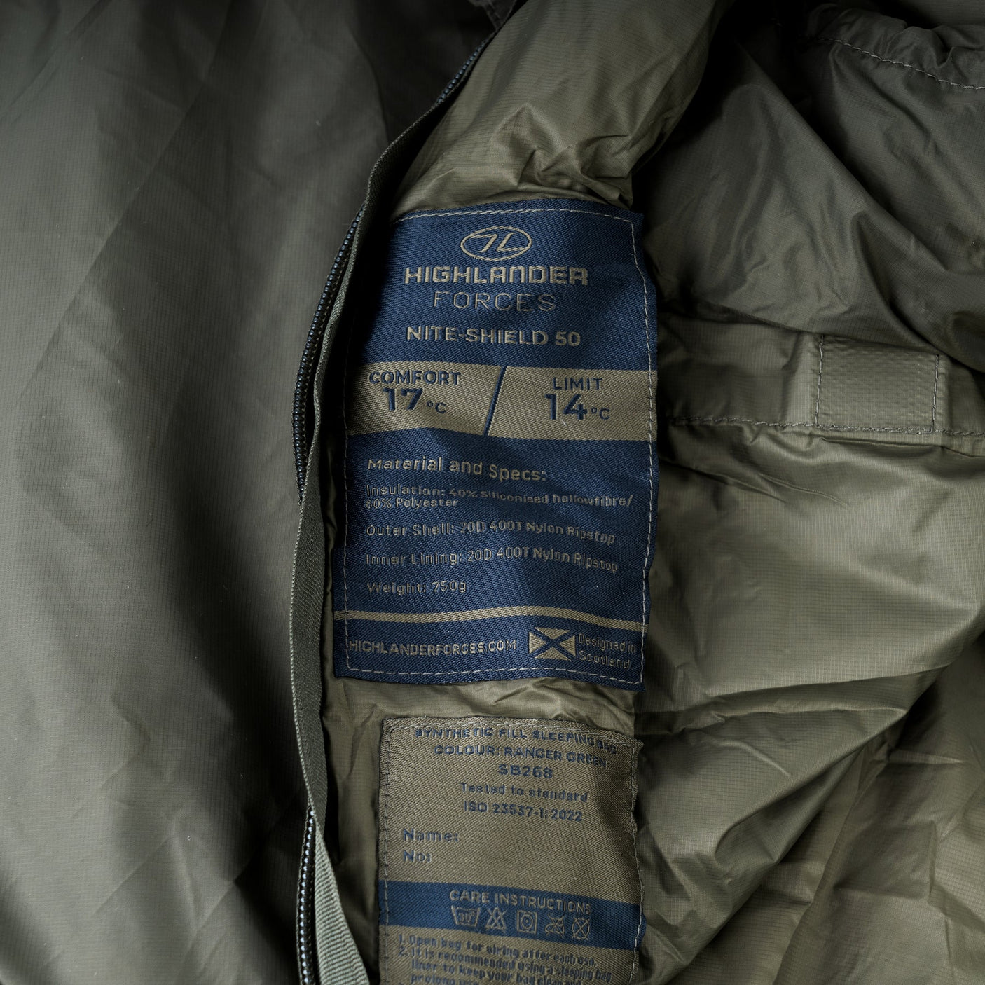 Highlander Nite-Shield 50 Sleeping Bag