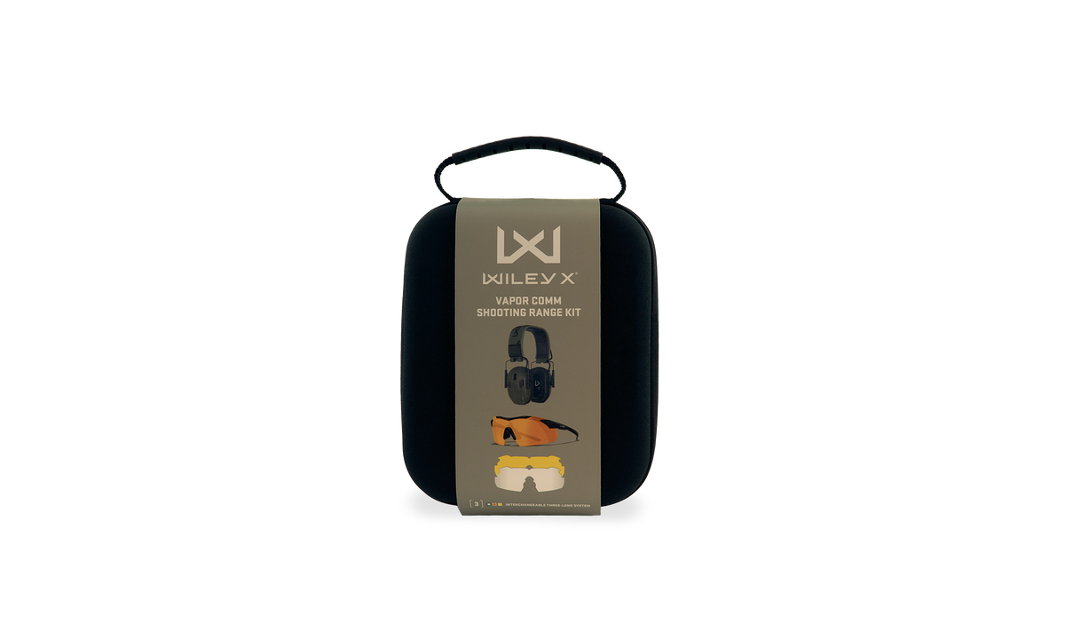 Wiley X WX Vapor Comm Shooting Range Kit Wiley X