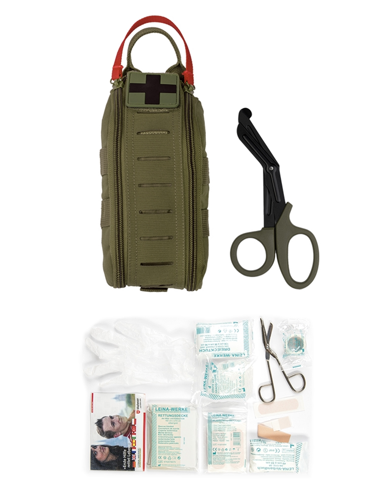 Mil-Tec IFAK Rapid Komplett Medkit + Sax 28 Delar