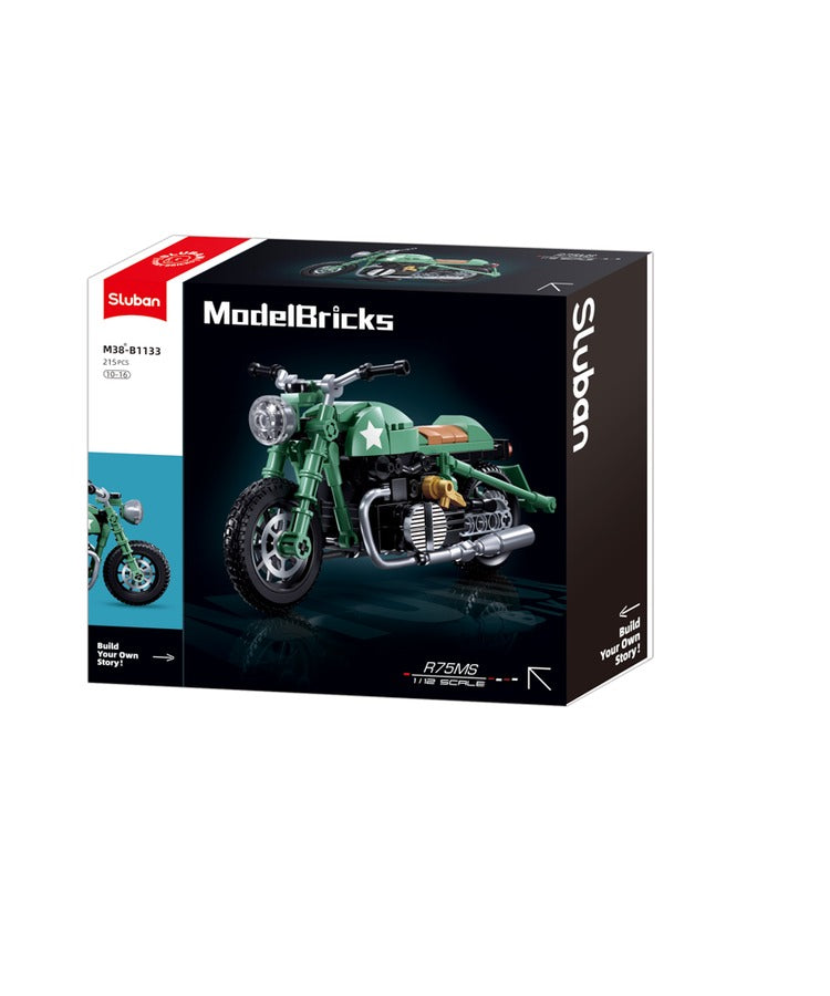Sluban ModelBricks - R75 Military Motorcycle