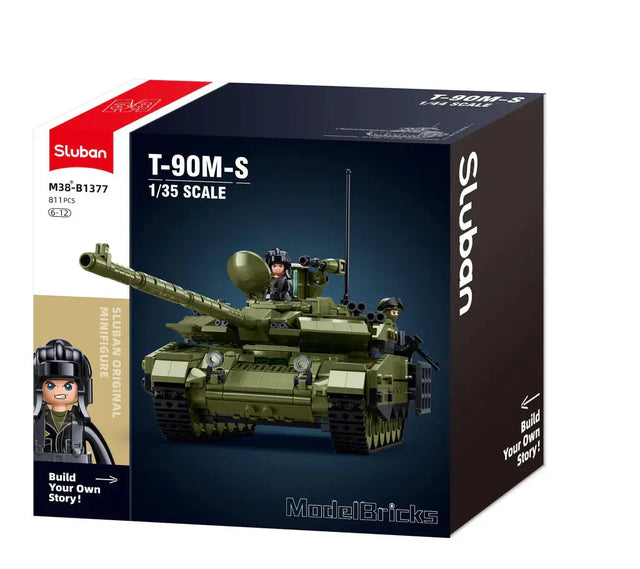 Sluban ModelBricks - T90M-S Tank Sluban
