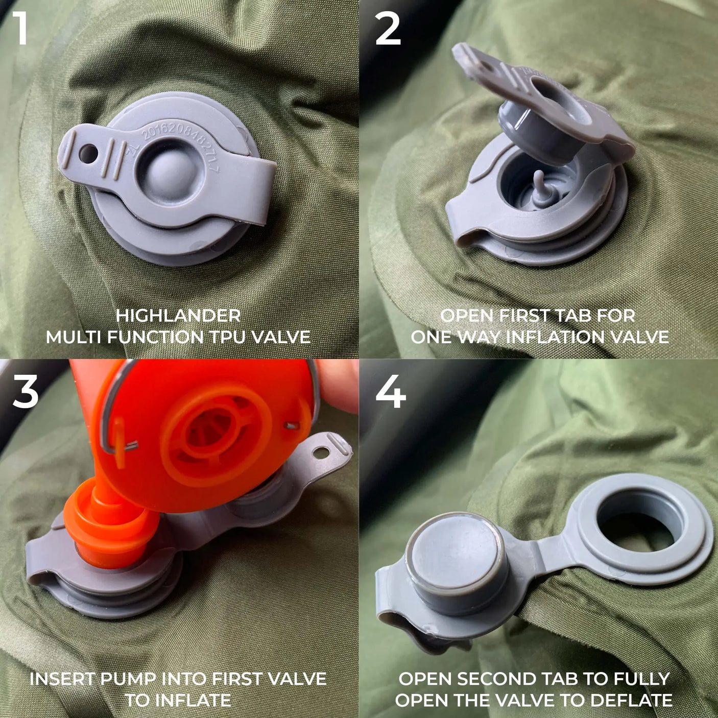 Highlander Self-Inflating Kip Mat 75mm Highlander Forces
