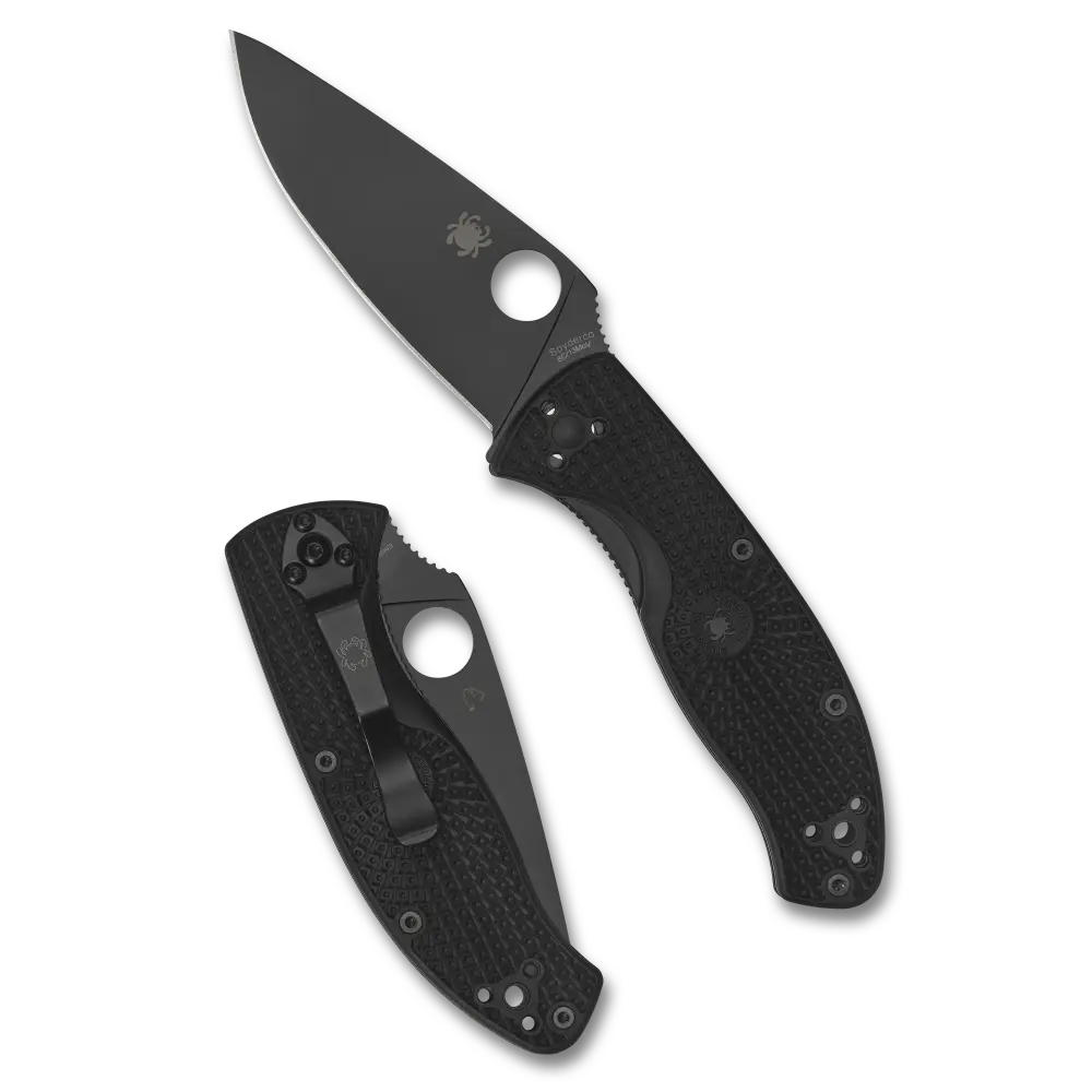 Spyderco Tenacious Lightweight Black (C122PBBK) är en modern uppdatering av en klassiker. Den mäter 197 mm i totallängd och väger in på endast ca 105 gram. Kniven kombinerar ett svart 8Cr13MoV-stål med ett greppvänligt FRN-handtag och bärs via ett 4-positions clip som passar alla bärstilar.Denna kniv finns även som Combinationedge, önskar du beställa den, skriv det som kommentar i kassan.