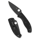Spyderco Tenacious Lightweight Black (C122PBBK) är en modern uppdatering av en klassiker. Den mäter 197 mm i totallängd och väger in på endast ca 105 gram. Kniven kombinerar ett svart 8Cr13MoV-stål med ett greppvänligt FRN-handtag och bärs via ett 4-positions clip som passar alla bärstilar.Denna kniv finns även som Combinationedge, önskar du beställa den, skriv det som kommentar i kassan.