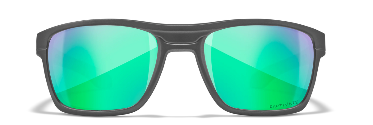 Wiley X WX Kingpin CAPTIVATE™ Polarized Green Mirror Wiley X