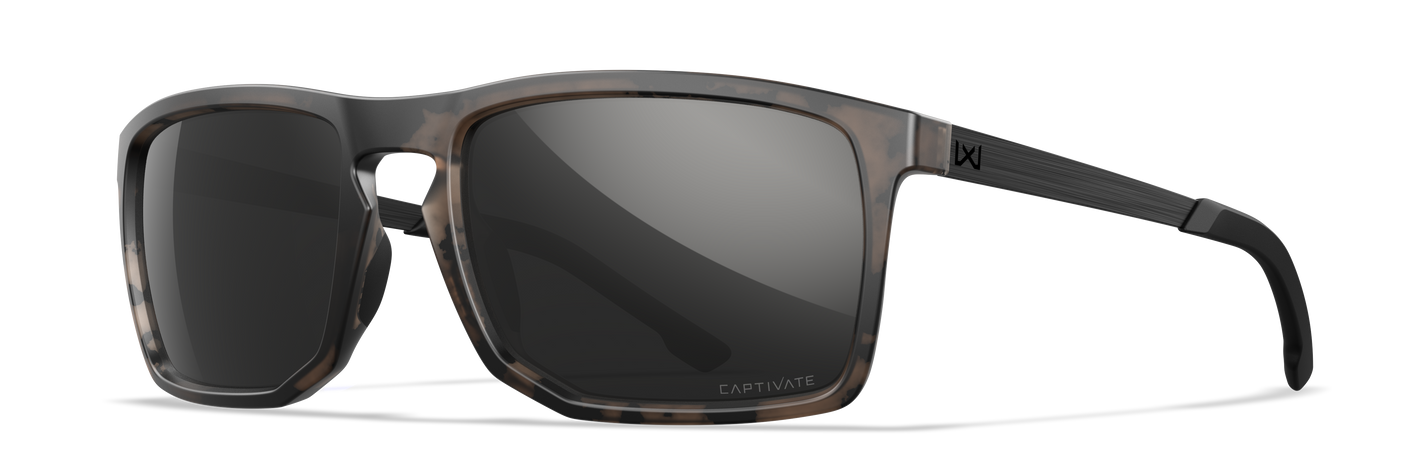 Wiley X WX Axe CAPTIVATE™ Polarized Black Mirror