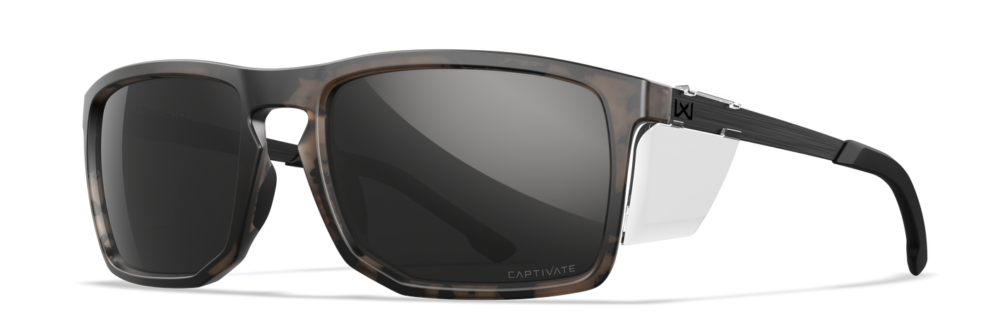 Wiley X WX Axe CAPTIVATE™ Polarized Black Mirror