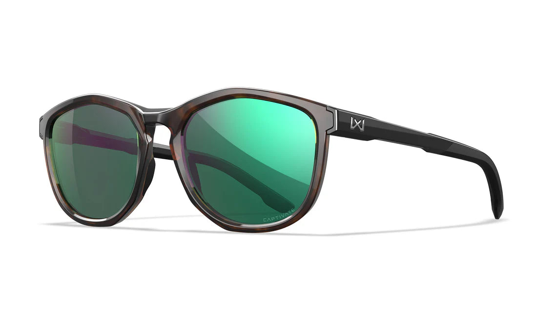 Wiley X WX Bravo CAPTIVATE™ Polarized Green Mirror