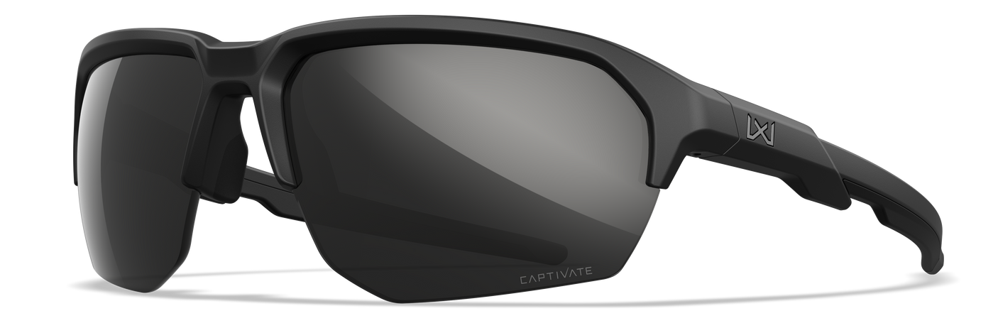 Wiley X WX JAKL CAPTIVATE™ Polarized Black Mirror