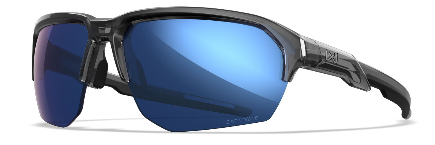 Wiley X WX JAKL CAPTIVATE™ Polarized Blue Mirror Wiley X