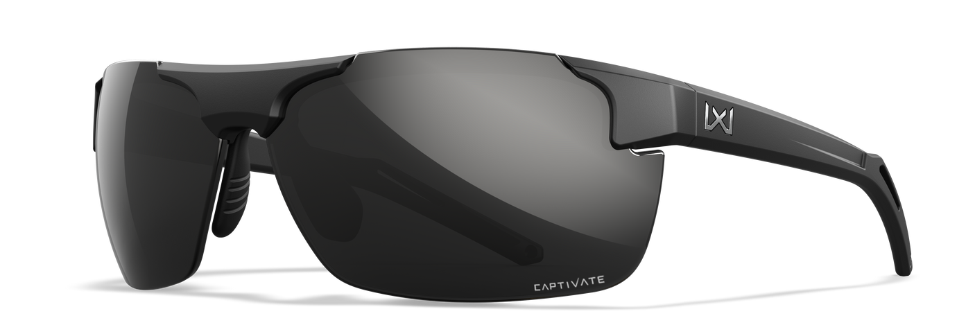 Wiley X WX Prime CAPTIVATE™ Polarized Black Mirror
