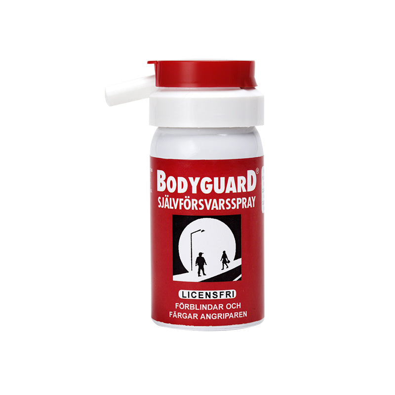 Bodyguard Säkerhetsprodukter Försvarsspray Röd Färg