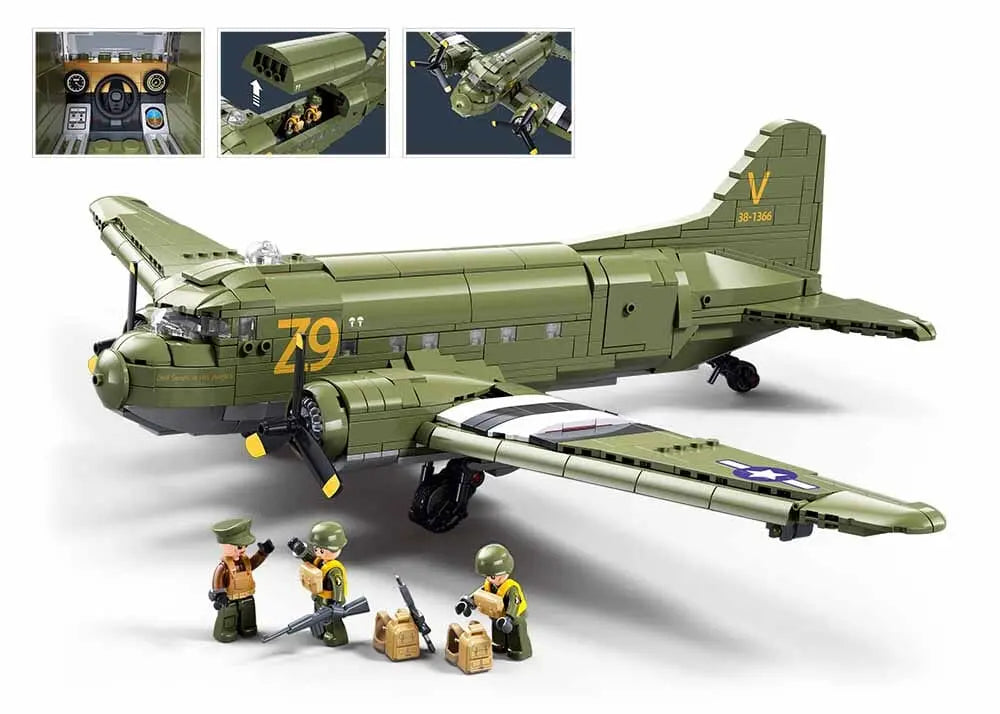 Sluban ModelBricks - Douglas C-47S Skytrain Sluban