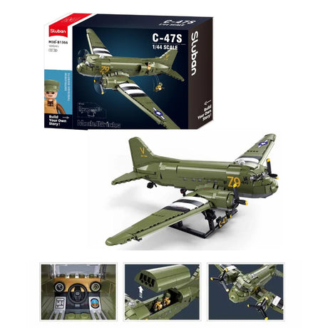 Sluban ModelBricks - Douglas C-47S Skytrain