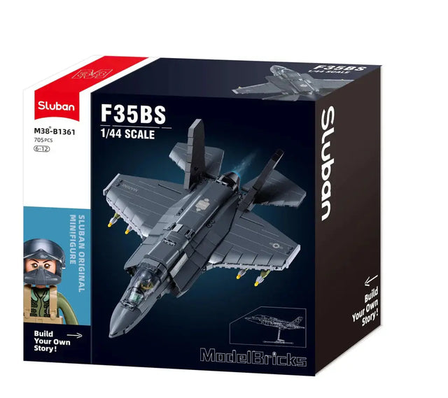 Sluban ModelBricks - F-35BS Fighter Jet Sluban