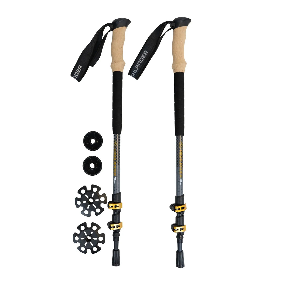 Highlander Carbon Skye FZ Walking Pole 2-Pack Highlander
