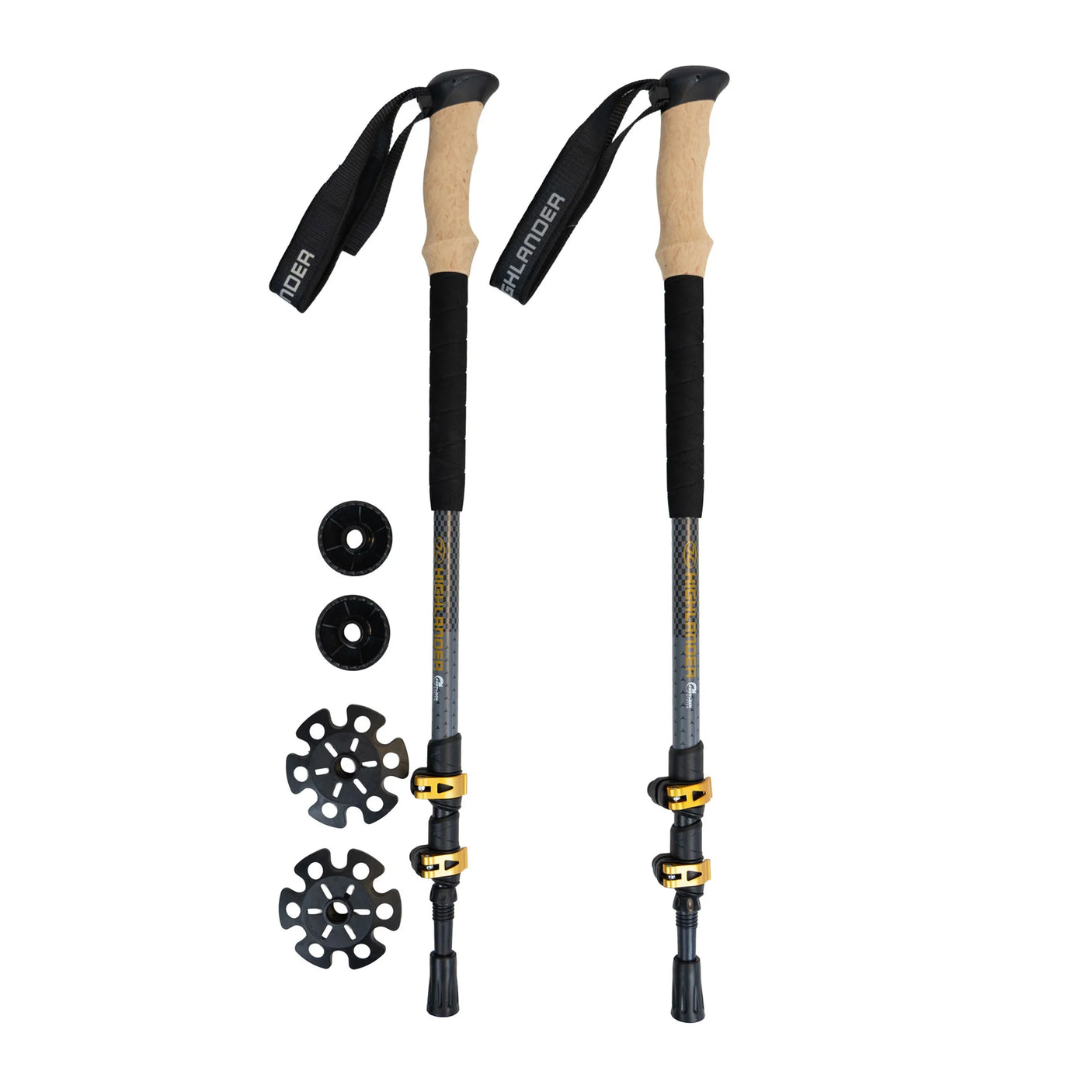 Highlander Carbon Skye FZ Walking Pole 2-Pack