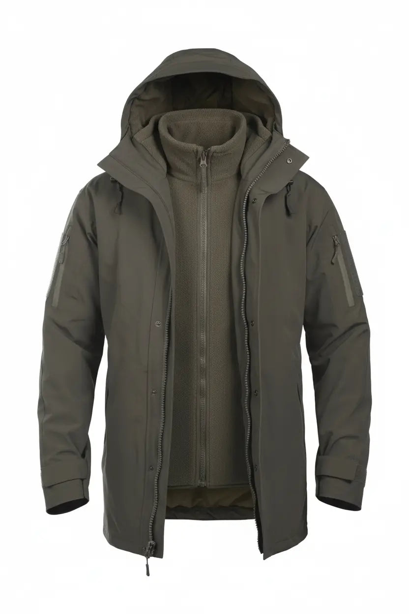 Mil-Tec Skaljacka + Fleecejacka Mil-Tec