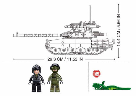 Sluban ModelBricks - T90M-S Tank