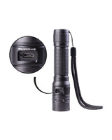 MIL-TEC MT1R Taktisk Uppladdningsbar Ficklampa - Polisprylar.se