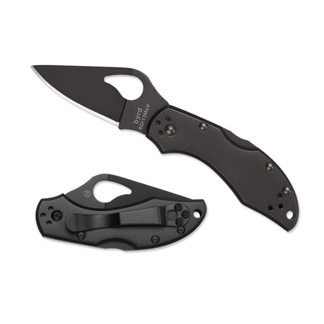 Spyderco Byrd Robin 2 Black Blade Kniv - Polisprylar.se