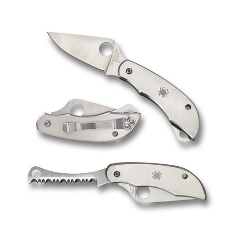 Spyderco Clipitool Plain & Serrated Blade - Polisprylar.se